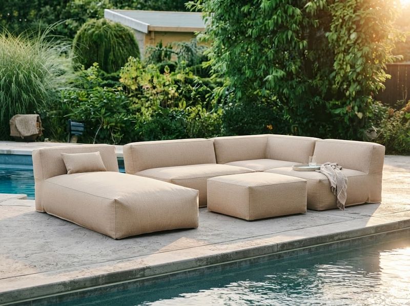 ANNY-H Lounge Chair, Light Beige