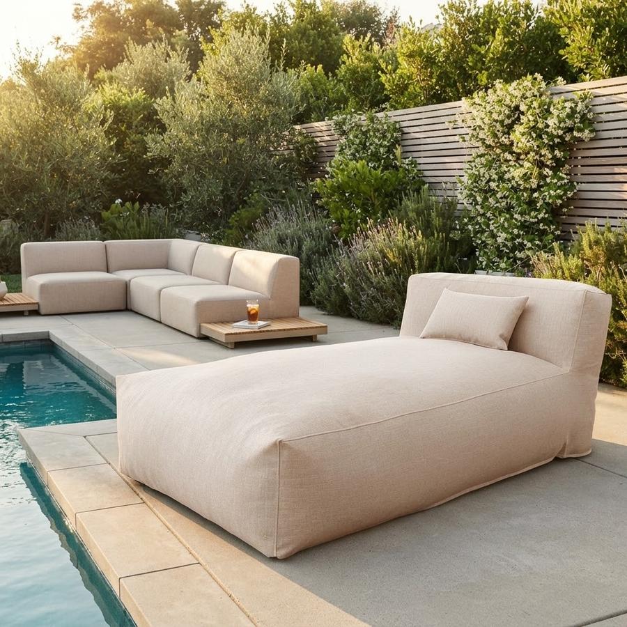 ANNY-H Lounge Chair, Light Beige